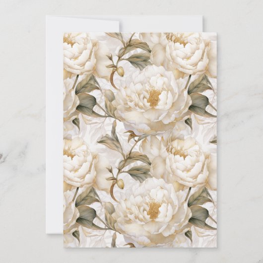 Elegantes Reittier Brautparty Einladung (Rückseite)