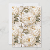 Elegantes Reittier Brautparty Einladung (Rückseite)