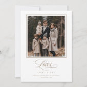 Elegantes religiöses Christliches Foto Weihnachten (Vorderseite)