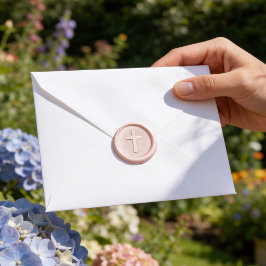 Elegantes religiöses Kreuz Wax Seal Stamp