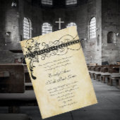 Elegantes Renaissance Mittelalterliches Hochzeitsf Einladung