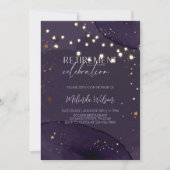 Elegantes Rentirement Celebration Party Einladung (Vorderseite)