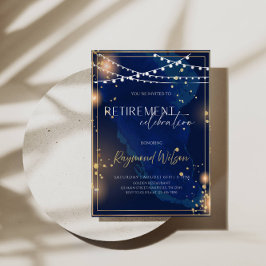 Elegantes Rentirement Celebration Party Einladung