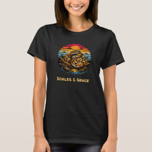 Elegantes Reptiliendesign für Schlangenliebhaber T-Shirt