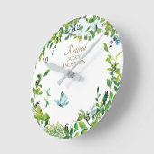 Elegantes RETIREMENT-Geschenk - Personalisierte Uh Runde Wanduhr (Winkel)