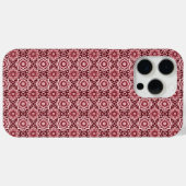 Elegantes Retro Boho Blumenmuster Case-Mate iPhone Hülle (Rückseite (Horizontal))