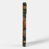 Elegantes Retro-Boho Schmetterling botanisches Grü Case-Mate iPhone Hülle (Rückseite / Rechts)