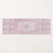 Elegantes Retro Modernes Vintages Persisches Yogamatte (Vorderseite (Horizontal))