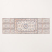 Elegantes Retro Modernes Vintages Persisches Yogamatte (Vorderseite (Horizontal))