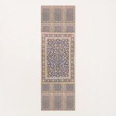 Elegantes Retro Modernes Vintages Persisches Yogamatte (Vorderseite)