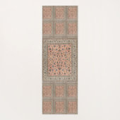 Elegantes Retro Modernes Vintages Persisches Yogamatte (Rückseite)