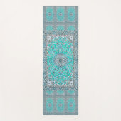 Elegantes Retro Modernes Vintages Persisches Yogamatte (Vorderseite)