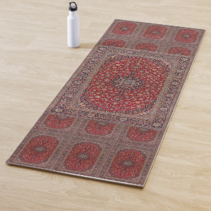 Elegantes Retro Modernes Vintages Persisches Yogamatte