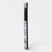 Elegantes Retro-Muster mit Blumen. Case-Mate iPhone Hülle (Hinten/Links)