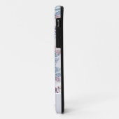 Elegantes Retro-Muster mit Blumen. Case-Mate iPhone Hülle (Hinten/Links)