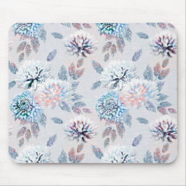 Elegantes Retro-Muster mit Blumen. Mousepad