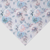 Elegantes Retro-Muster mit Blumen. Seidenpapier (Ausschnitt)