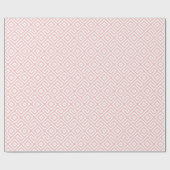 Elegantes Retro-rosa Abstraktes geometrisches Must Geschenkpapier (Flach)