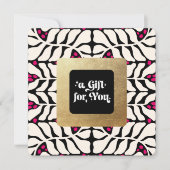 Elegantes Retro Weihnachtsgeschenk (Vorderseite)