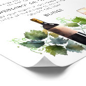 Elegantes Ring Game Themenwelt Brautparty Poster (Ecke)