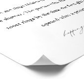 Elegantes Ring Hunt Brautparty Game Sign Poster (Ecke)