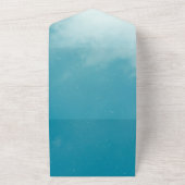 Elegantes romantisches Blau - Einladung zur Hochze (Außenbereich)