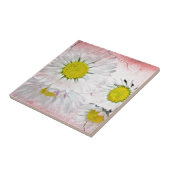 Elegantes Romantisches Brautparty Daisies Wedding Fliese (Seite)