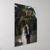 Elegantes Romantisches Foto für Hochzeiten Foliendrucke (Ablage )