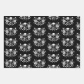 Elegantes, romantisches Gothisches Set Geschenkpapier Set (Vorderseite 2)