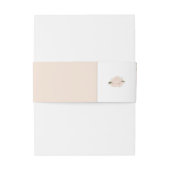 Elegantes romantisches Rosa Blütenblütenblütenblüt Einladungsbanderole (Rückseitenbeispiel)