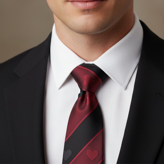 Elegantes romantisches Valentinstagsgeschenk für i Krawatte