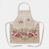 Elegantes romantisches Viktorianisches Rosa Schürze (Vorderseite)