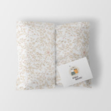 Elegantes romantisches Vintages Blumenmuster Beige