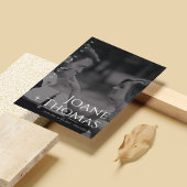 Elegantes römisches Schriftart Foto Hochzeit Save  Save The Date