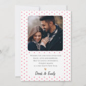 Elegantes Rosa Abstraktes Foto Happy Holidays (Rückseite)