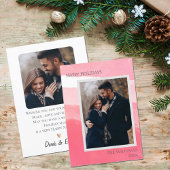 Elegantes Rosa Abstraktes Foto Happy Holidays