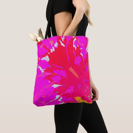 Elegantes rosa Abstraktes Muster Tasche (Von Nahem)