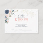 Elegantes Rosa Aquarell Brautparty Spiel Begleitkarte (Vorderseite)