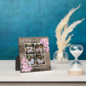 Elegantes, rosa Aquarellblumen personalisieren 4 F Fotoplatte (InSitu)