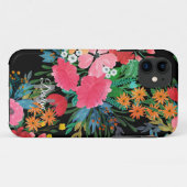 Elegantes rosa Aquarellfarben Blumenmodedesign Case-Mate iPhone Hülle (Rückseite (Horizontal))