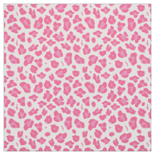 Elegantes Rosa auf rosa Leopard Print Stoff
