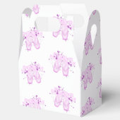 Elegantes rosa Ballett Geburtstag Pointe Schuhe Geschenkschachtel (Geöffnet)