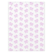 Elegantes rosa Ballett Geburtstag Pointe Schuhe Tischdecke (Vorderseite)