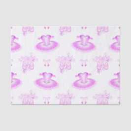 Elegantes rosa Ballett Geburtstag Tutu & Pointe Sc Seidenpapier