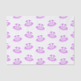 Elegantes rosa Ballett Geburtstag Tutu Wasserfarbe Seidenpapier