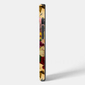 Elegantes rosa Blume, gelb Case-Mate iPhone Hülle (Rückseite / Links)