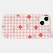Elegantes rosa Blumen-Handyhülle Case-Mate iPhone Hülle (Rückseite (Horizontal))