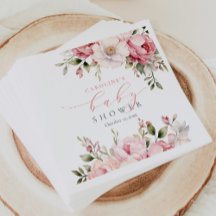 Elegantes rosa Blumenbaby in Bloom Girl Baby Showe