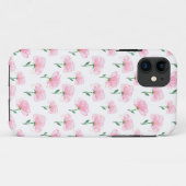 Elegantes rosa Blumenmuster Case-Mate iPhone Hülle (Rückseite (Horizontal))