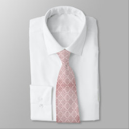 Elegantes rosa Blumenmuster Neck Tie Krawatte
